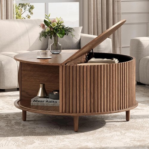 Round coffee table with - 31.5",