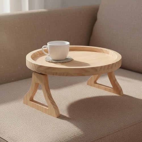 Round wood sofa - round,