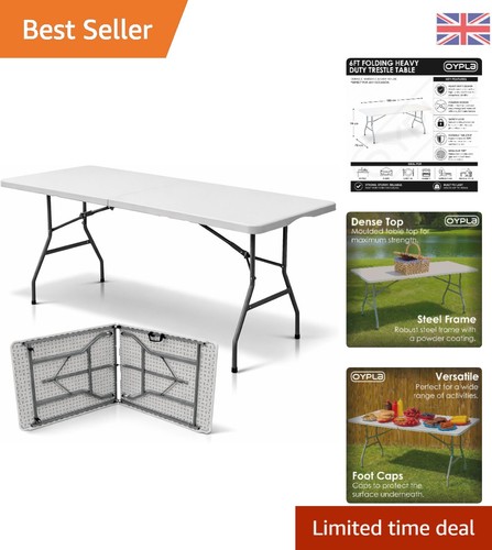 Durable 6ft folding - table, with